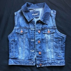 Series Short and Sexy Denim Vest - S